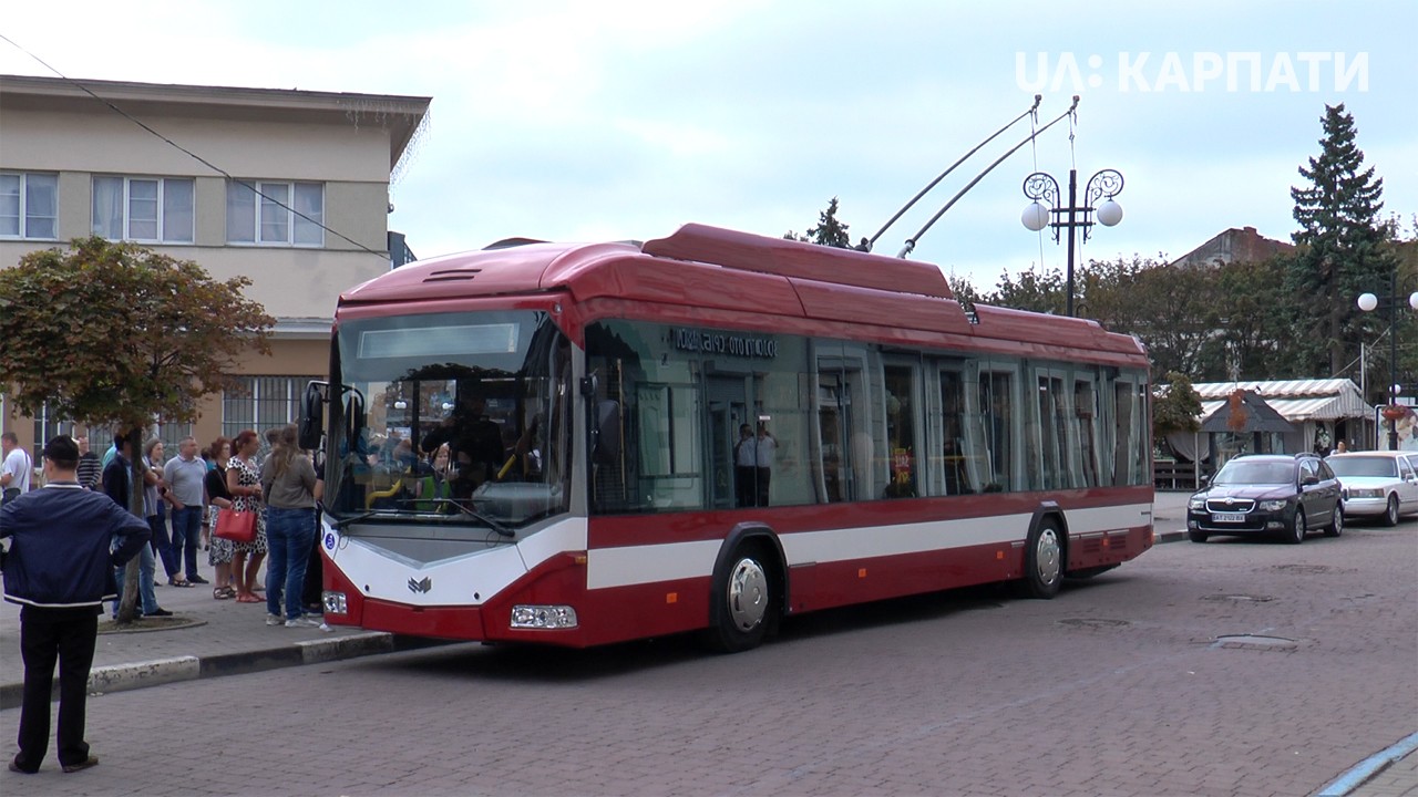 Новий тролейбус білоруського виробництва курсуватиме Івано-Франківськом
