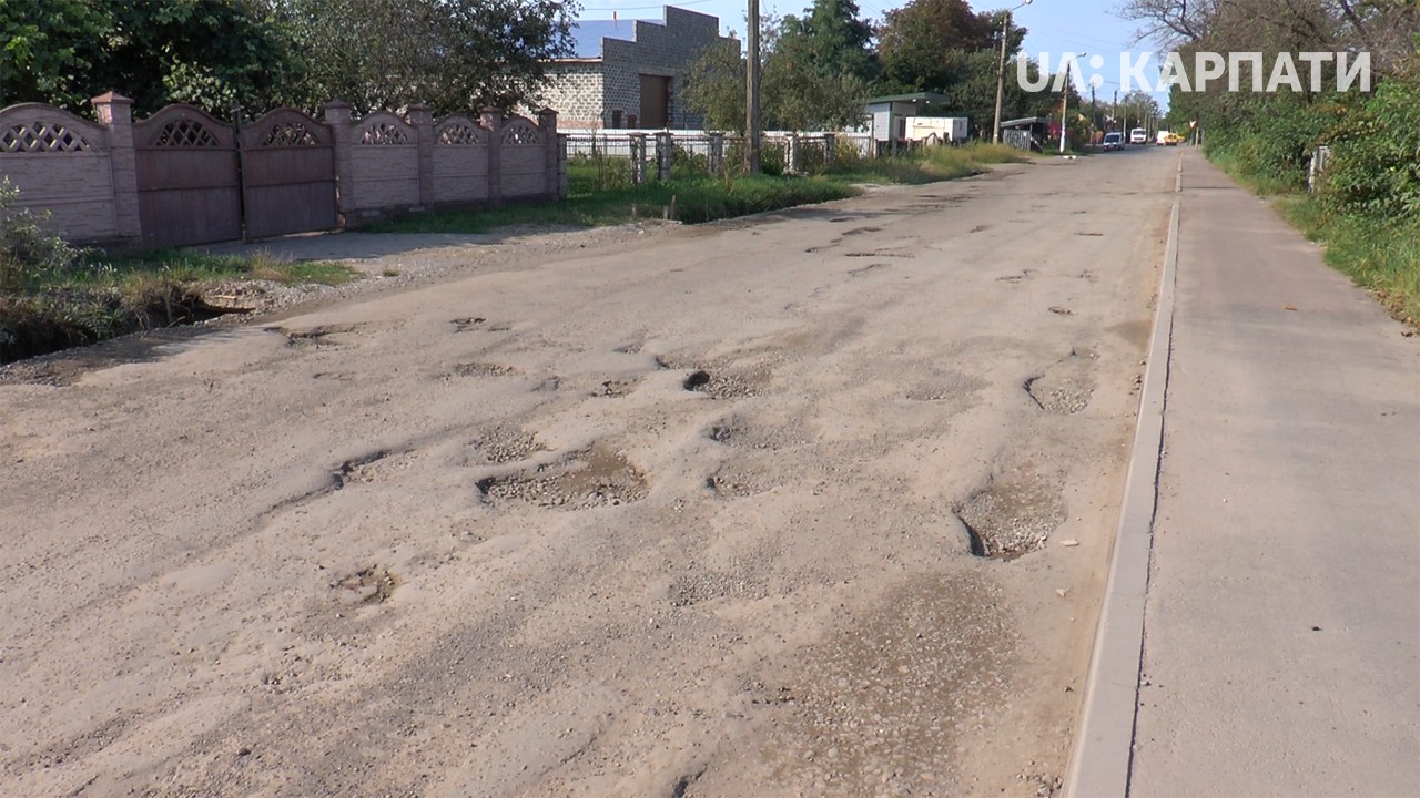 Ямковий ремонт дороги Калуш-Осмолода розпочнуть у вересні